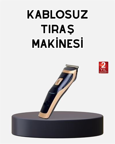 Profesyonel Şarjlı Saç ve Sakal Kesme Makinesi – Unisex, 12 mm Ayarlanabilir Başlık