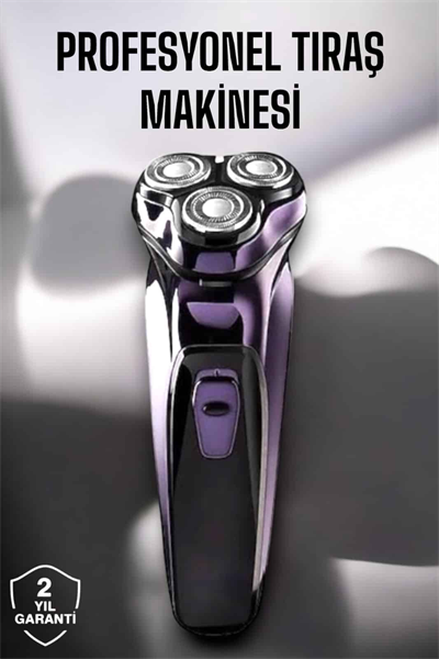 Profesyonel Şarjlı Saç ve Sakal Tıraş Makinesi Hassas Kesim