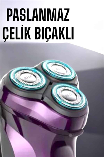Profesyonel Şarjlı Saç ve Sakal Tıraş Makinesi Hassas Kesim