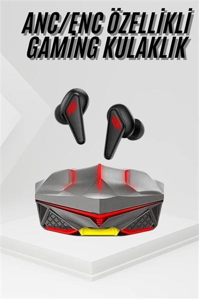 Profesyonel TWS Işıklı Kablosuz Bluetooth Kulaklık Oyuncu Kulaklığı