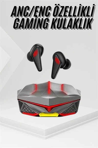 Profesyonel TWS Işıklı Kablosuz Bluetooth Kulaklık  Kulaklığı