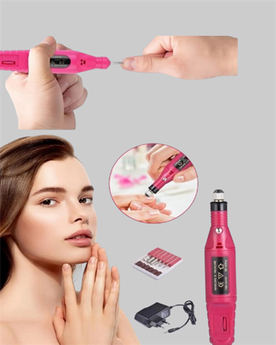 Profesyonel Tırnak Manikür Aleti – Şarjlı, Ayarlanabilir Hız, Düşük Titreşim ve Sessiz Motor Teknolojisi