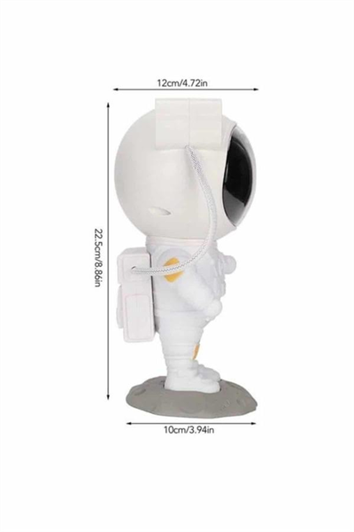 Projeksiyon Astronot Lamba Speaker Sevimli Astronot Bluetooth Hoparlör