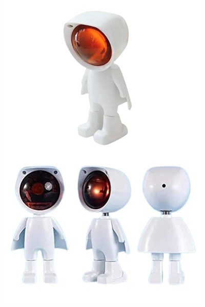 Projeksiyon Güneş Lambası Astronot Gün Batımı Projektör LED Işıklı