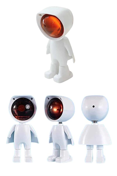 Projeksiyon Güneş Lambası Astronot Gün Batımı Projektör LED Işıklı