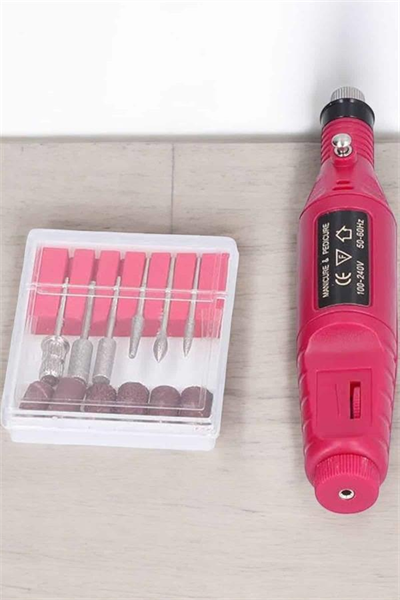 Protez Tırnak Manikür ve Pedikür Seti Elektrikli