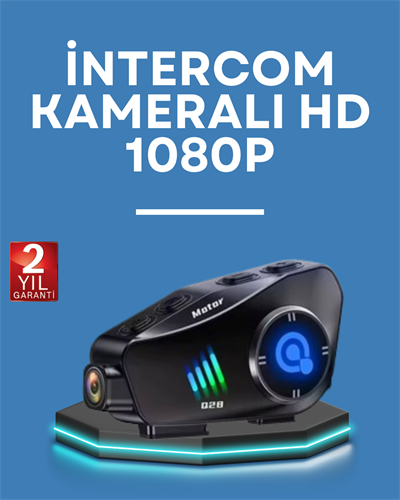 Q28 Kask Kulaklık 1080P HD Kamera – Bluetooth 5.3, Su Geçirmez, Gürültü Azaltma
