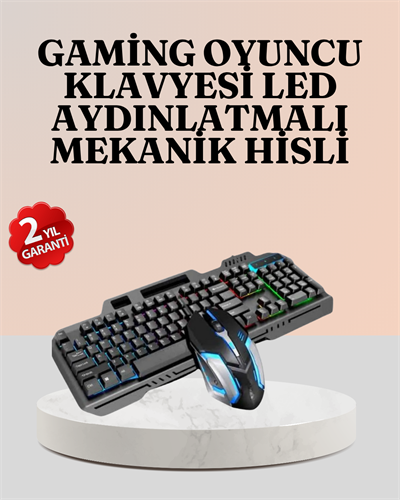 RGB Aydınlatmalı  Klavye Mouse – Mekanik Hissiyat, Maksimum Kontrol