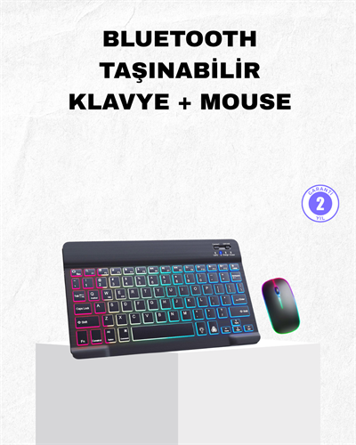 RGB Aydınlatmalı Q Klavye Türkçe Karakter Destekli