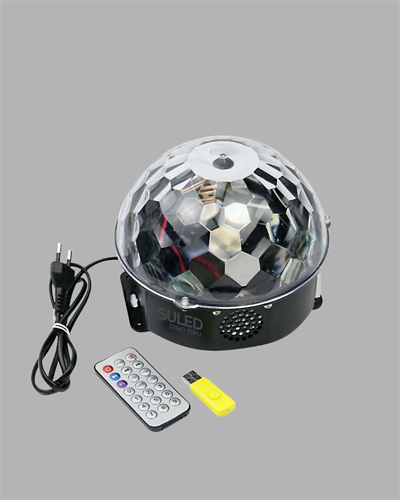 RGB LED Disko Topu Projektör – Ev Partileri, Doğum Günleri ve Eğlence İçin Işık Şovu