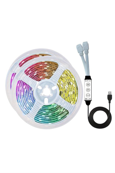 RGB Neon Şerit Led Lamba 10 Metre İç Mekan Tasarımına Uygun