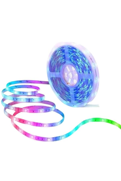 RGB Neon Şerit Led Lamba 10 Metre İç Mekan Tasarımına Uygun