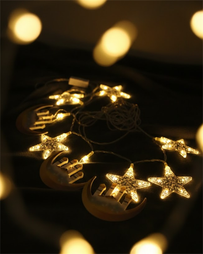 Ramazan Hilal ve Yıldız LED Işık 3 Metre Enerji Tasarruflu A++