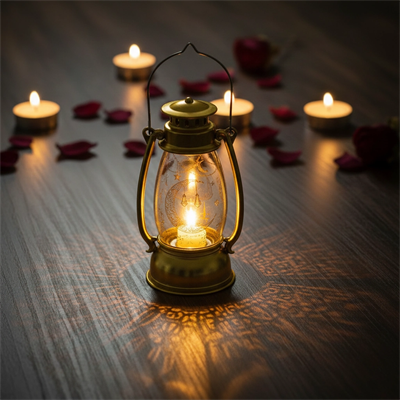 Ramazan Temalı Gold Gaz Lambası LED Işık