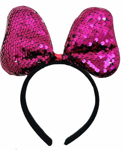 Renk Değiştiren Fiyonk Parti Tacı Fuşya Gümüş