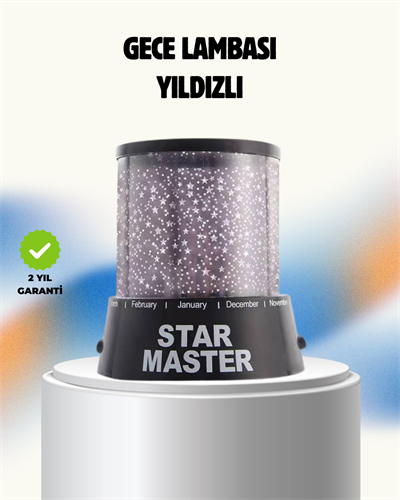 Renk Değiştirmeli LED Yıldız Projektör Parti ve Gece Lambası