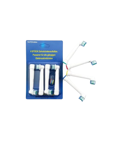 Renk Halkalı Aile Tipi Diş Fırçası Yedek Başlığı 4’lü Paket