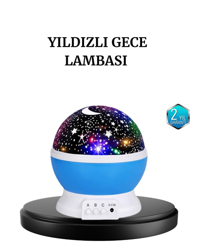 Renkli LED Gece Lambası 6 Işık Modlu Çocuk Odası Atmosfer Aydınlatma