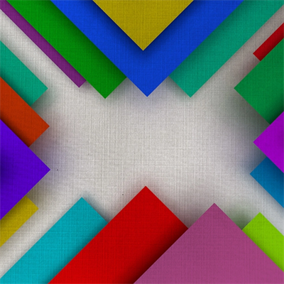 Renkli Üçgenler Kanvas Tablo 50 x 70