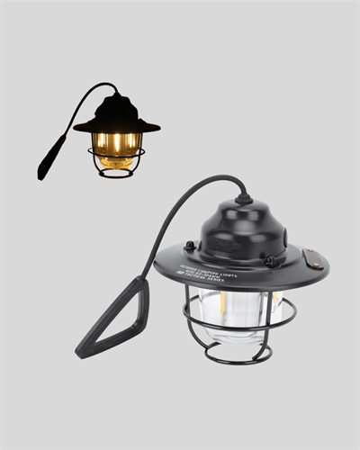 Retro Kamp Lambası Su Geçirmez Taşınabilir Gece Işığı Uzun Pil Ömürlü