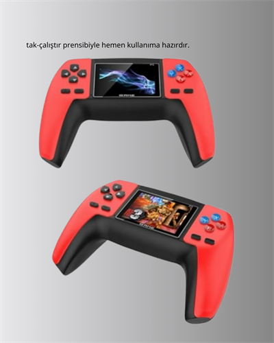 Retro Oyun Konsolu – 520 Klasik Oyunlu Taşınabilir Gamepad