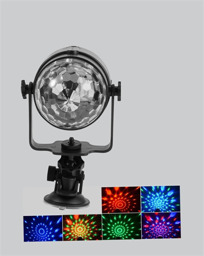 Ritme Duyarlı LED Disko Topu – Renkli Işık Gösterili Parti Lambası