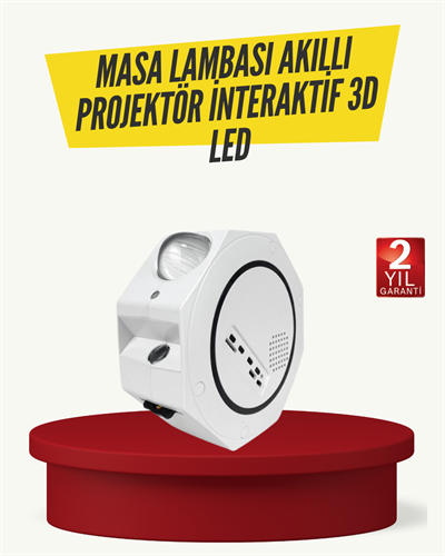 Romantik Atmosfer İçin Yıldızlı Gökyüzü LED Projektör