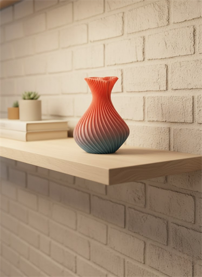 Romantik Kalp Figürlü Süslük Vazo Modern Tasarım 15 cm