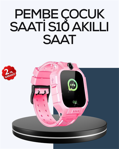 S10 Akıllı Çocuk Saati Çift Yönlü Konuşma ve SOS Fonksiyonu