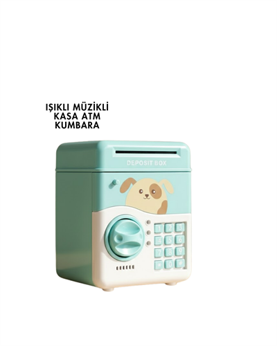 SAM51 MÜZİKLİ IŞIKLI KUMBARA SU YEŞİLİ