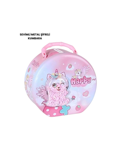 ŞİFRELİ KUMBARA PEMBE