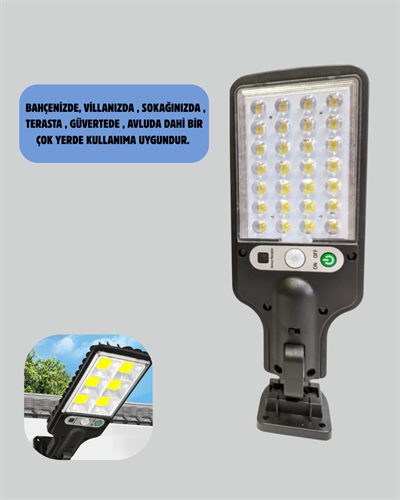 STL616 SENSÖRLÜ SOLAR SOKAK LAMBASI