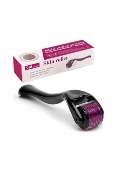Saç Çıkarma Tarağı Dermaroller 540 Iğneli Roller 1 Mm Iğne Cilt Yüz Yenileme Bakım Seti