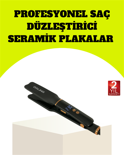 Saç Düzleştirici 30 Saniyede Isınma Hafif ve Portatif Tasarım