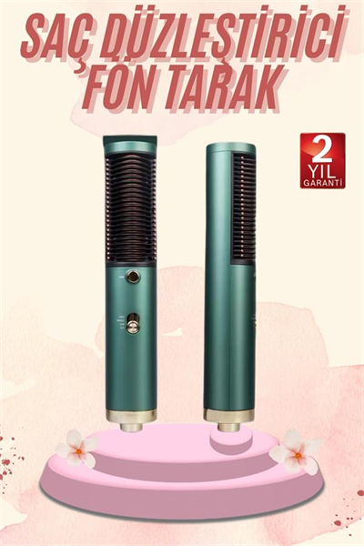 Saç Düzleştirici Fön Makinesi Saç Fırçası Profesyonel Üflemeli