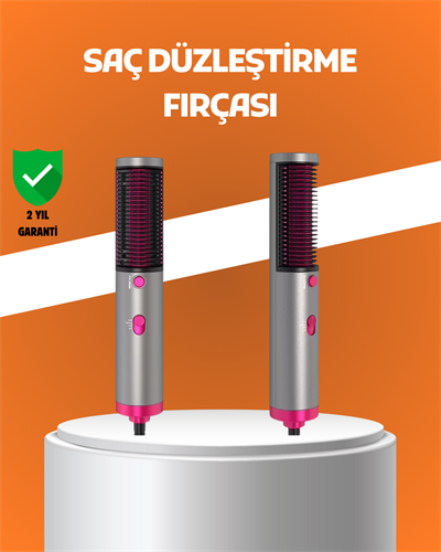 Saç Düzleştirme ve Hacimlendirme Fonksiyonlu Fırça
