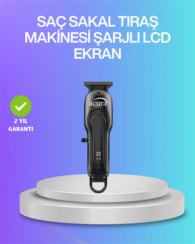Saç Sakal ve Vücut İçin Çok Amaçlı Kablosuz Tıraş Makinesi