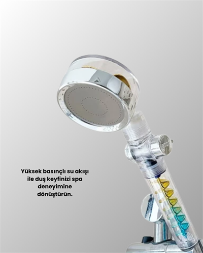 Sağanak Yağmur Etkili El Duşu – Start Stop Tuşlu Su Tasarruflu