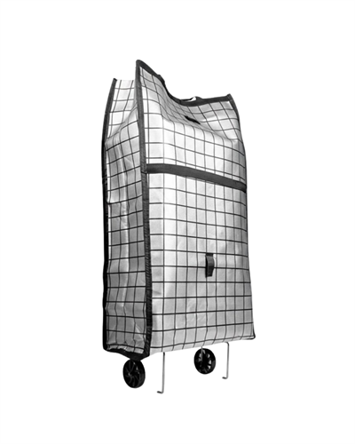Sağlam Gövdeli Sessiz Tekerlekli Pazar ve Market Çantası