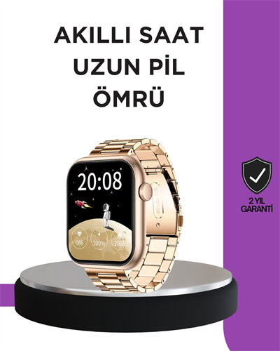 Sağlık Takipli Akıllı Saat 117 Spor Modlu AMOLED Ekran