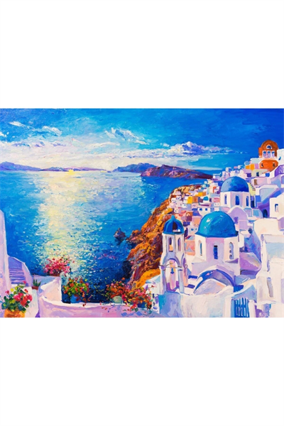 Santorini Canvas Tablo (50x70)