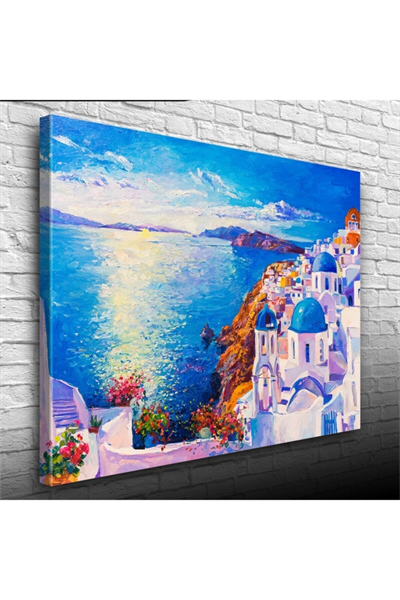 Santorini Canvas Tablo (50x70)