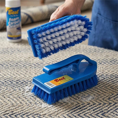 Saplı Ergonomik Halı ve Yüzey Fırçası