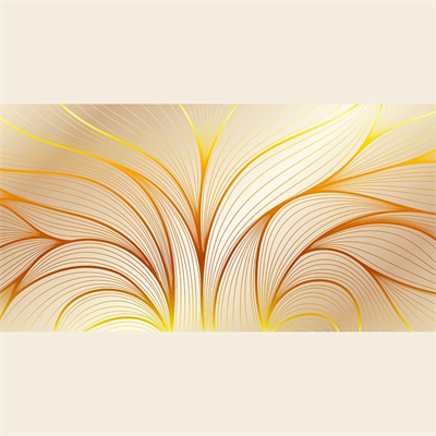 Sarı ve Beyaz Renklerde Soyut Çalışma Kanvas Tablo 60 x 120