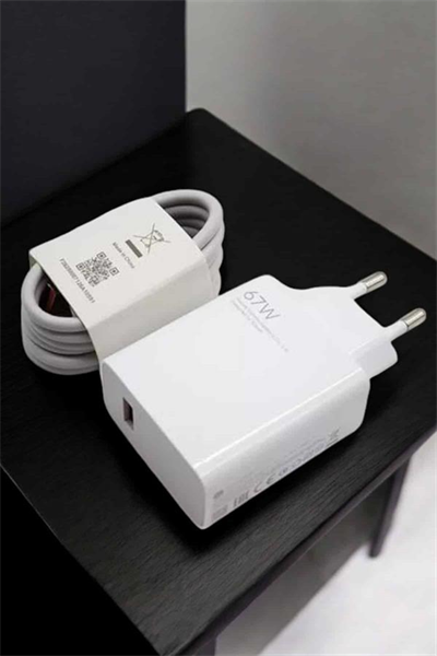 Şarj Aleti 67W Hızlı Şarj Turbo Type-C Uyumlu Şarj Adaptörü Kablosu