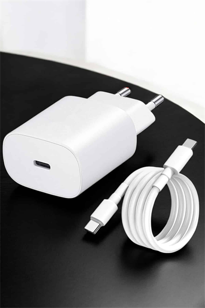 Şarj Aleti İOS 15/15 Pro Max Uyumlu Şarj Adaptörü ve Kablosu