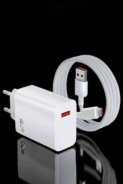 Şarj Aleti Turbo Hızlı 67W Type-C Hızlı Şarj
