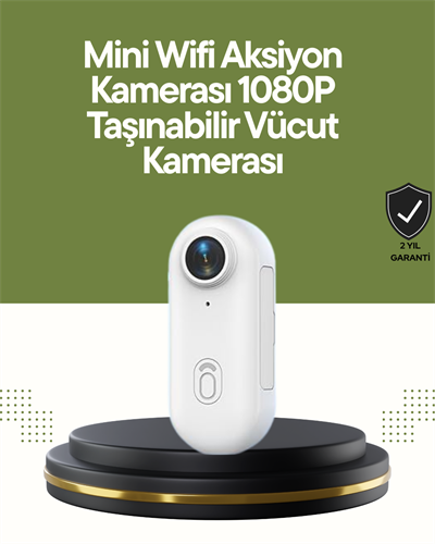 Şarj Edilebilir Uzun Ömürlü Mini Spor Kamera Full HD