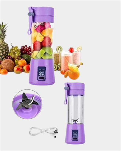 Şarjlı 380ml Portatif Smoothie Blender USB Mini Shake Yapıcı