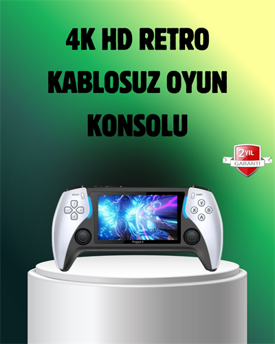 Şarjlı 4 Saat Oyun Süreli TV Bağlantılı Retro Oyun Konsolu